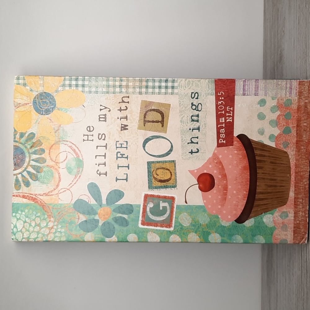 He Fills My Life With Good Things Cupcake Design Note Pad Paper Set 3 Pads